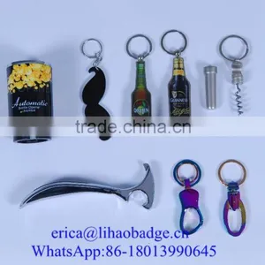 Keychain Bottle Opener, Beer Bottle Shape Opener thumbnail-2