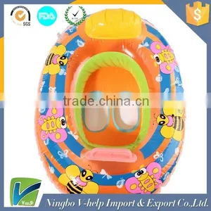 Fashion High Quality Cheap PVC Swimming Inflatable Circle Ring With Printing Inflatable Adult/child Laps thumbnail-1