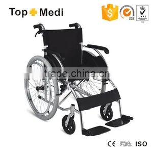 Cheap Price Economic Lightweight Aluminum Manual Wheelchair thumbnail-1