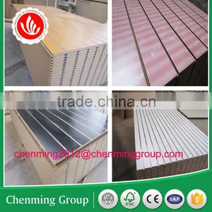 Slotted Melamine Mdf Shelf With Aluminum Bar thumbnail-4