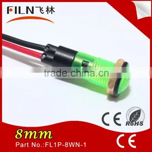 10mm Diameter 120v Conduziu Indicador 220 Volt Led Indicator Light Red Yellow Green Pilot Light on Hot Water Heater thumbnail-4