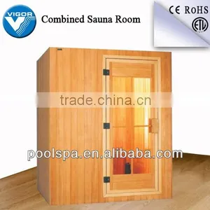 Wooden Sauna Room/indoor Sauna Dry Steam Room /heating Spa Sauna Room Manufacturer thumbnail-1