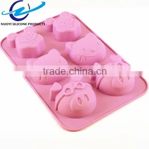 Food Grade Animal Pig Shaped Cake Mold Silicone thumbnail-2