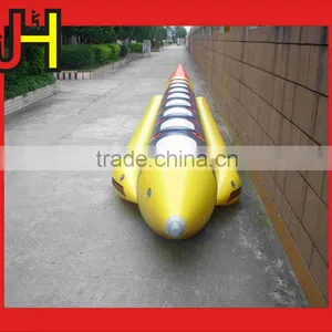 0.9mm PVC Material Single Tube Inflatable Banana Boat / Flying Fish Boat thumbnail-6
