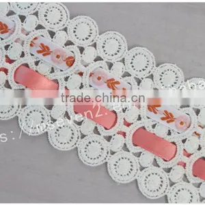 Special Design 7.5cm Lace Composite Wholesale Ribbon With Jacqurd Webbing thumbnail-4