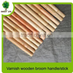 Varnished Wood Shovel and Rake Handle Wooden Mop Sticks With High Quality thumbnail-6