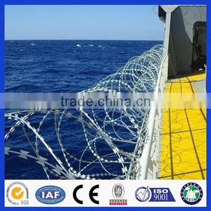 2015 Hot Sales!!! High Quality Powder Coated Razor Barbed Wire for Sale thumbnail-1