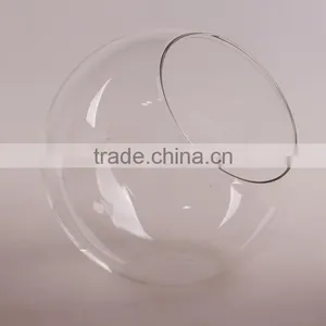 Wholesale Globe Glass Vase Clear Glass Lucency Glass Landscape Bottle thumbnail-1