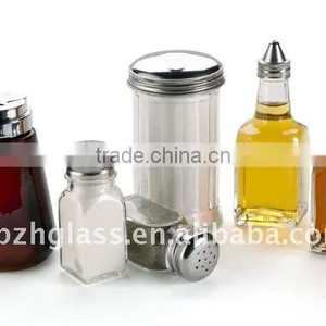 With Metal Rack Glass Spice Jar,glassware thumbnail-1