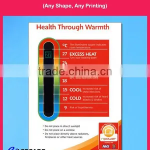 Color Changing Room Thermometer With Customized Shape and Printing thumbnail-1