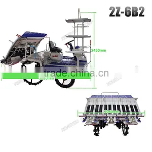 Nursery Plants Customizable Riding Type Agriculture Paddy Planting Rice Planter Machine 2Z-6B2 thumbnail-2
