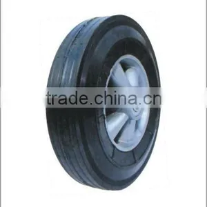 10X2.75"semi Pneumatic Rubber Wheel thumbnail-1