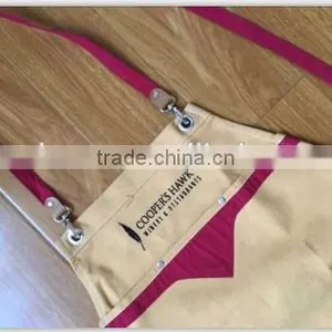 Heavy Duty Waxed Canvas Work Apron With Pockets thumbnail-4