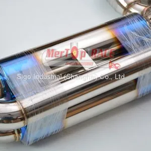 MerTop Race B** 3 SERIES E46 M3 EXHAUST BACK BOX CATBACK (TITANIUM COATED TIPS) thumbnail-2