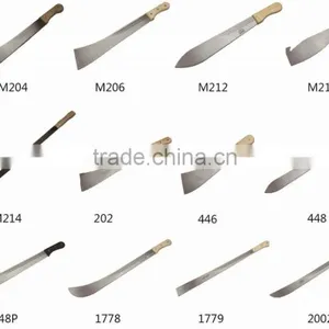 the Good Quality Carbon Garden Steel Machete With Wooden Handle thumbnail-6