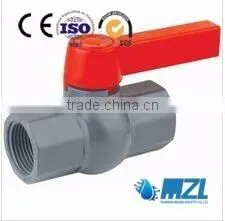China Factory Cheap BS Standard Thread Pvc Octagonal Ball Valve thumbnail-1
