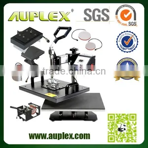 Flatbed Garment Printer Combo Heat Press Machine /t-shirt Printing Machine for Sale on thumbnail-4