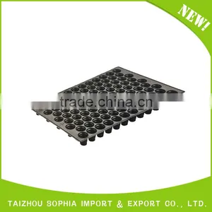Hot Selling 104 Cell Black Plastic Nursery Tray for Plant thumbnail-4