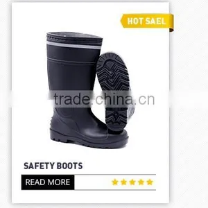 201 Hot Rain Boots With Buckles and Braid Design thumbnail-4