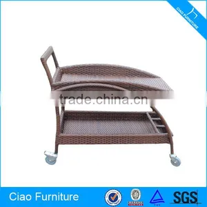 Wicker Furniture Hotel Dining Trolley thumbnail-1