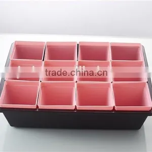 Durable 12 Cells Hole Nursery Pots Plant Seeds Grow Box Tray Insert Propagation Seeding Case Flower Pot Plug Plant Trays thumbnail-3