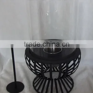 Coffee Table Fireplace With Cylinder Glass thumbnail-1