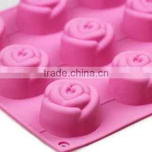 Flower Shape Silicone Cake Molds thumbnail-1
