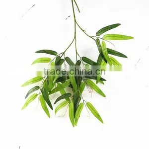 SJ070907 Artificial Plastic Hanging Lucky Bamboo Leave thumbnail-4
