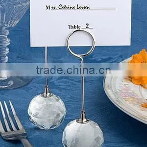 Wedding Table Decoration Crystal Place Card Holder thumbnail-2