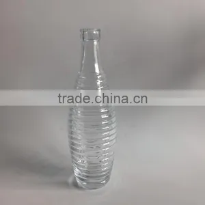 Wholesale Striated Glass Bottle for Beverage or Flower/Glass Vase/glassware thumbnail-2