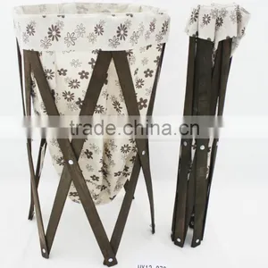 Canvas Foldable Laundry Basket thumbnail-3