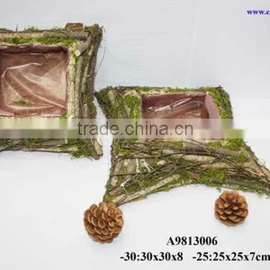 Wood Twig Flower Arranging Stands thumbnail-1