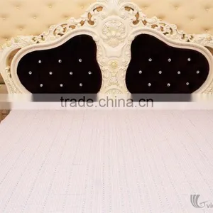 HOTTEST SALE EVER!! HAND EMBROIDERED BLANKET WITH PILLOW CASES 100% HANDMADE, SOFT, BREATHABLE WITH ELEGANT DESIGNS AND COLORS thumbnail-4