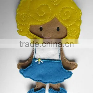 2017 Popular Item Handmade Felt Unpaper Doll Starter Play for Toddler Made in China thumbnail-1