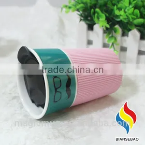 Wholesale Custom Printing Thermos Ceramic Coffee Mug thumbnail-2