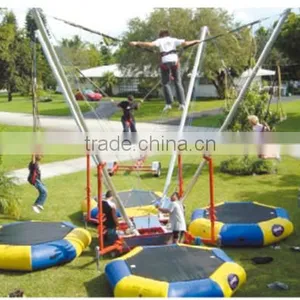 Fashionable Outdoor Round Mobile Bungee Trampoline thumbnail-1