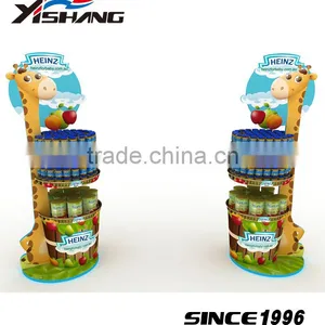 Supermarket Branding Cardboard Dried Fruit Display Stand thumbnail-1