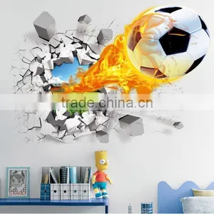 Hot Selling Football Wall Sticker , 3D Sticker for Decoration Kids Room thumbnail-2