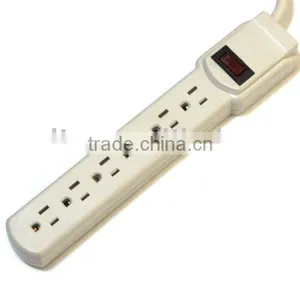UL-Listed 6 Outlet Power Strip With Surge Protector thumbnail-1