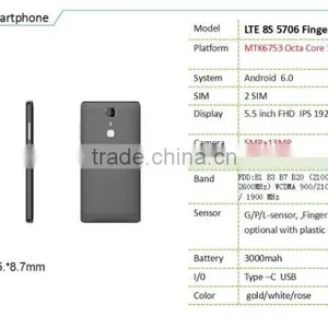 LTE8S5706 5.5" High End Cheap Mobile Phone Wholesale thumbnail-3