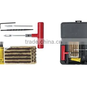 Auto Repair Tyre Tire Tools for Car Bike Motorcycle Puncture Tubeless Repair18pcs thumbnail-1