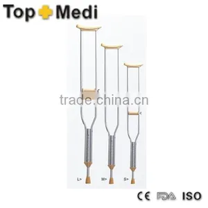 First Aid Aluminum Crutches Walking Aids / Muletas de Primeros Auxilios thumbnail-1