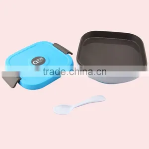 Factory Direct Sale Square Plastic Bento Lunch Box thumbnail-3