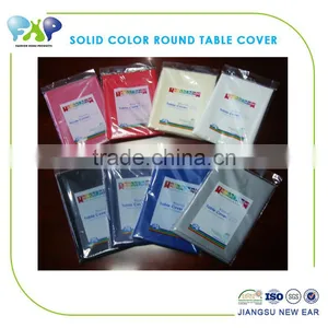PEVA ROUND Table Cover, Fancy Plastic Party Tablecloth,disposable Table Cover,Direct Factory/Manufactory Supply thumbnail-1