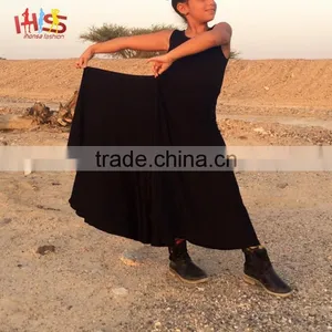 Twirling Black Modern Girls Maxi Dress Latest Jeans Tops Girl Gowns thumbnail-1