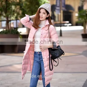 2017 Winter Duck Down Jacket Women New Style Graceful Light Weight Down Jacket thumbnail-1