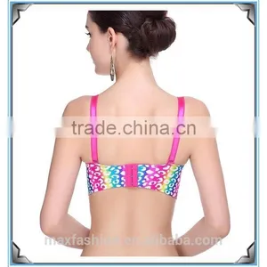 Fashionale Design Hot Sale Woman Sexy Printed Bra thumbnail-6
