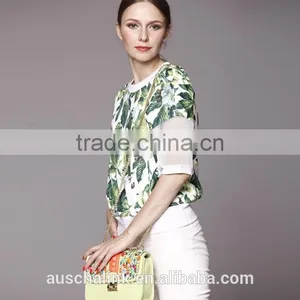 Fashion Pattern Wholesale Custom Women Woodland t Shirt Printing thumbnail-2