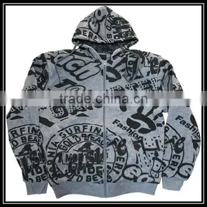 High Quality Men Custom College Jacket Anime Hoodies thumbnail-2