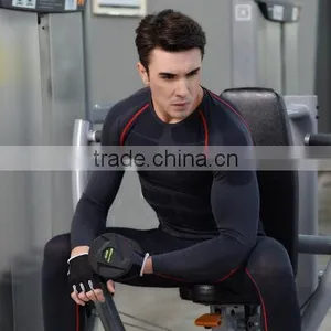 Wholesale Fashionable Long Sleeves Dry Fit Men Fitness Shirts With Custom Brand Printing thumbnail-2